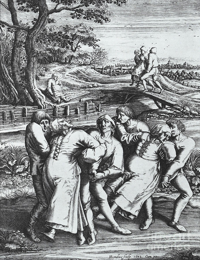 History Photograph - Dancing Mania, 1564 by Science Source
