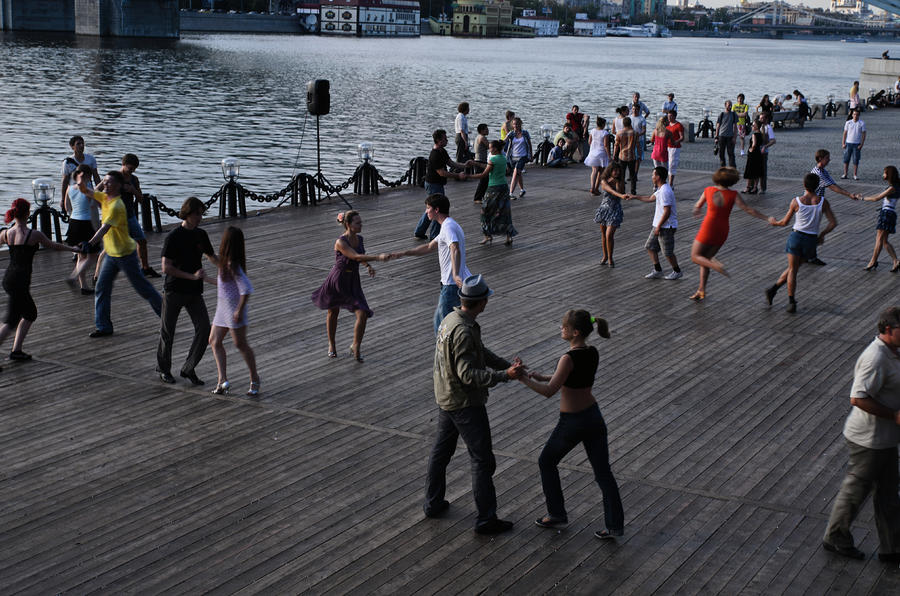 Dancing on the river Photograph by Michael Goyberg