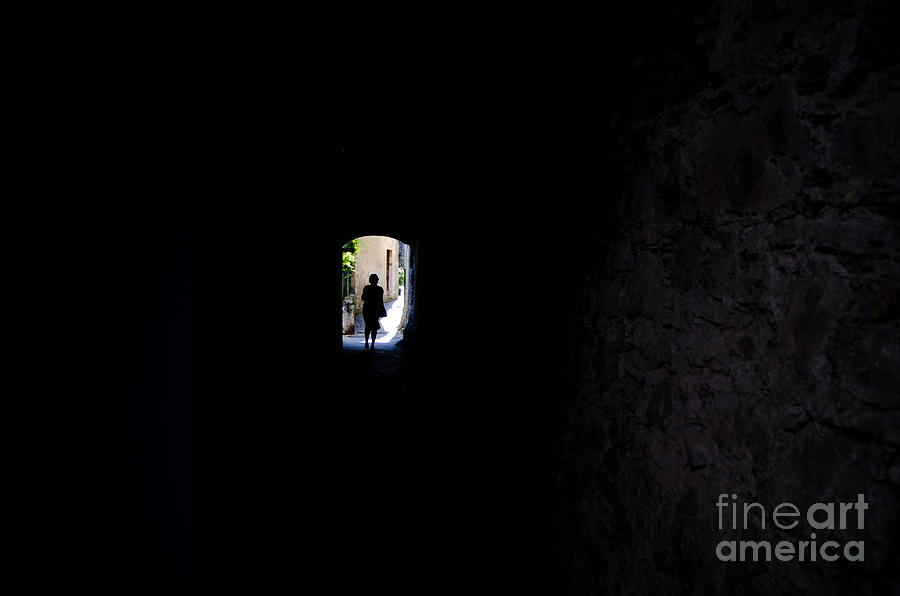 Woman Photograph - Dark alley by Mats Silvan