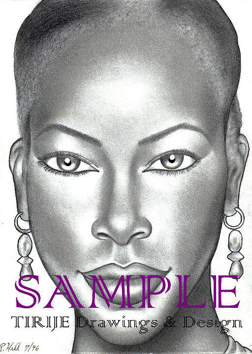 DARK and LOVELY Drawing by Rick Hill | Fine Art America