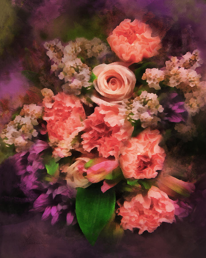 Dark Bouquet Digital Art by Frances Miller