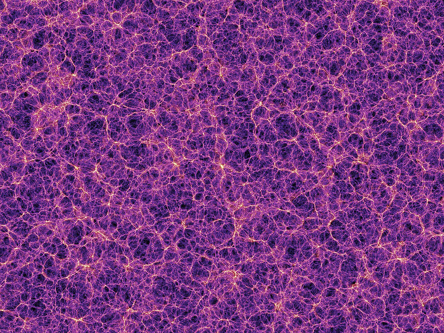 Dark Matter Distribution Photograph by Volker Springelmax Planck Institute For Astrophysics