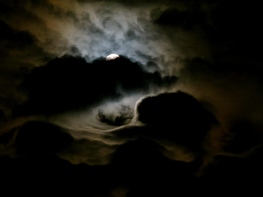 Dark Moon Mystery Photograph by Azthet Photography