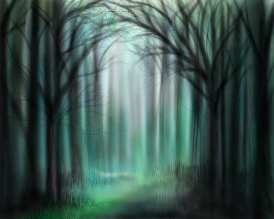 Dark Morning Painting by Hayley Knowles - Pixels