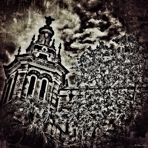 Church Photograph - Dark Night Rises - Flagler Memorial by Photography By Boopero