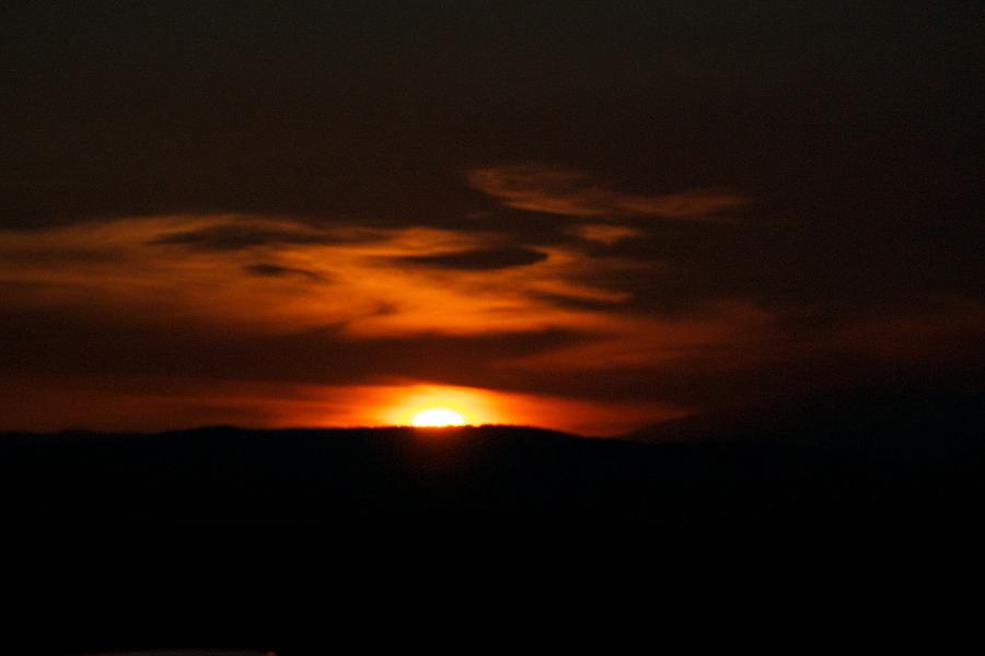 Sunset Photograph - Dark Sun by Kevin Bone