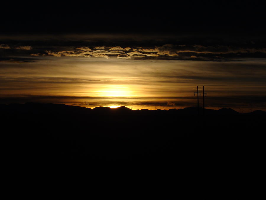 Sunset Photograph - Dark Sunset by Sandi Owens