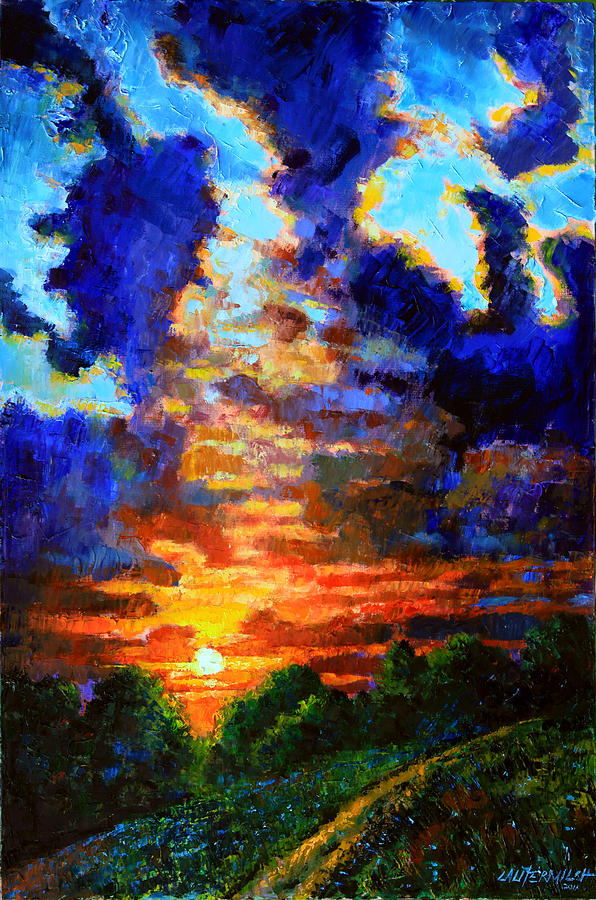 Darkness Closing In Painting by John Lautermilch