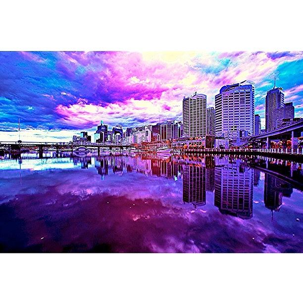 Cool Photograph - Darling Harbour Is A Harbour Adjacent by Tommy Tjahjono