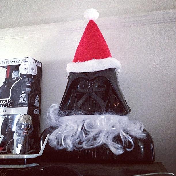 Christmas Photograph - Darth Claus by Madeleine Claire