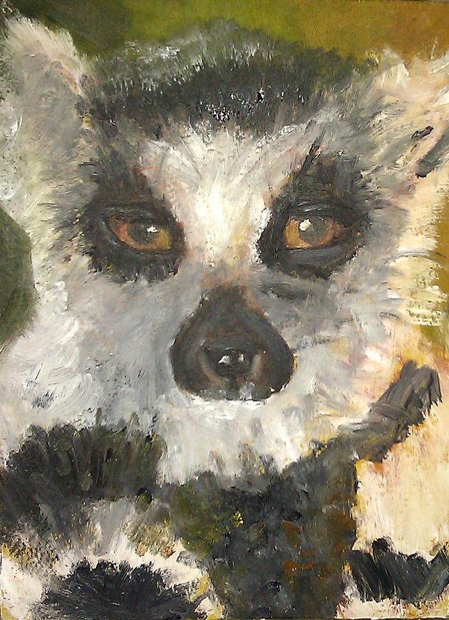Lemur Painting - Darth Lemur by Jessmyne Stephenson