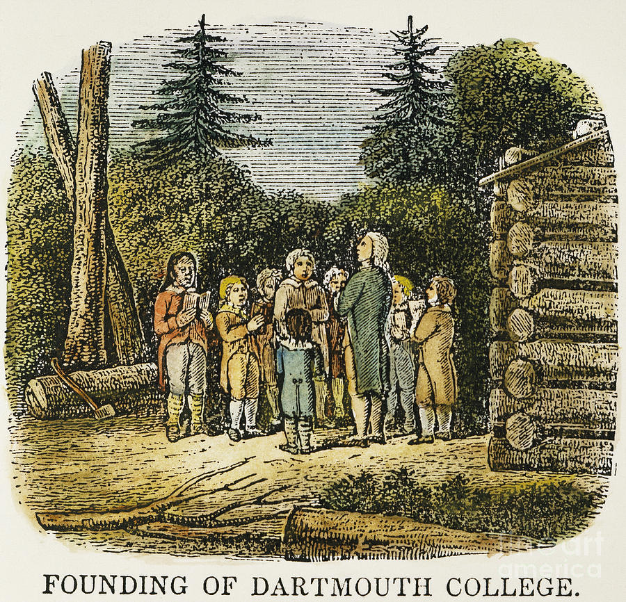Dartmouth College, 1770 Photograph by Granger
