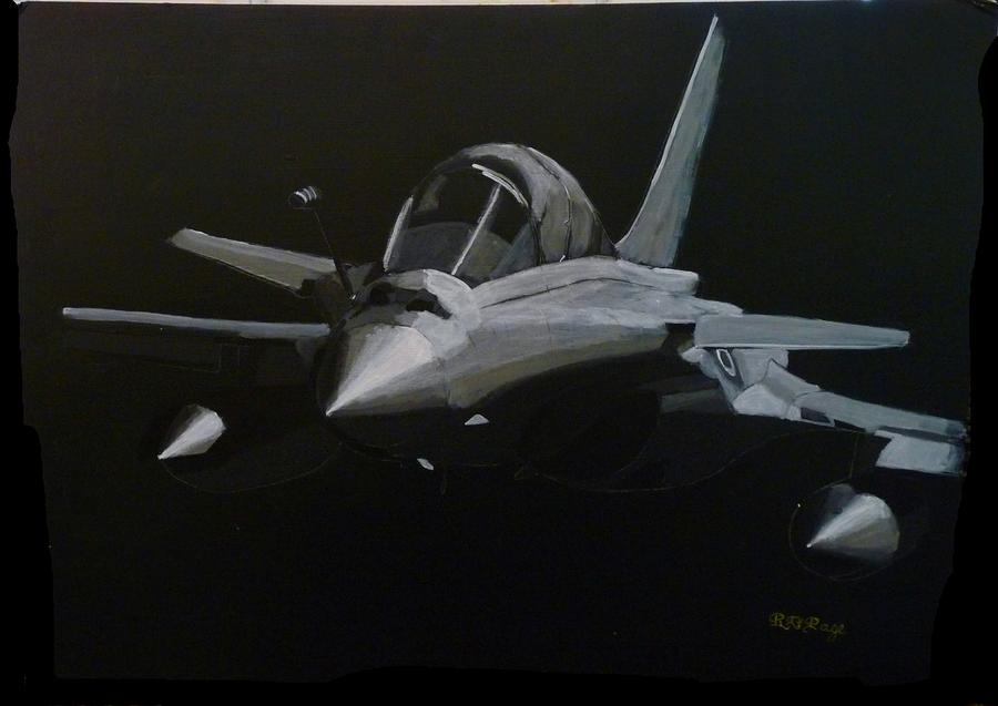 Dassault Rafale Painting by Richard Le Page