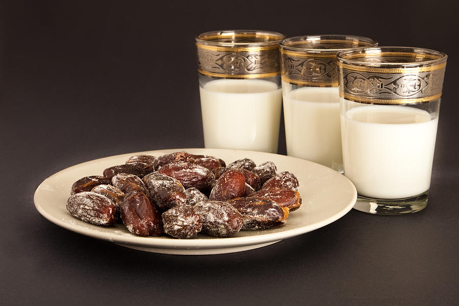 Snack Photograph - Dates And Milk by Tom Gowanlock