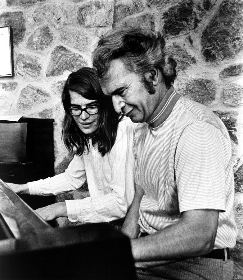 Dave Brubeck And Son Chris Playing Photograph by Everett