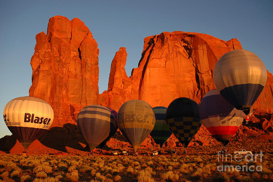 Dawn Flight in Monument Valley Photograph by Vivian Christopher