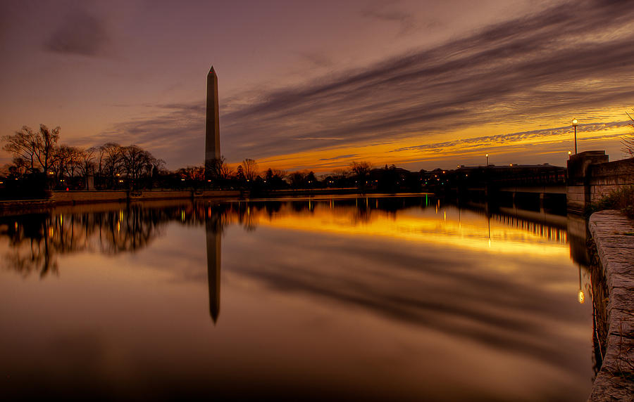 Fall Photograph - Dawn in the Capital by Dave Hahn