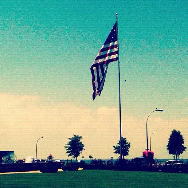 Flag Photograph - Day 14: #photoadaymay #flag by Seth Stringer