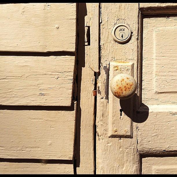 Vintage Photograph - Day 9 Of #365project  #wood #door by Melaney Wolf