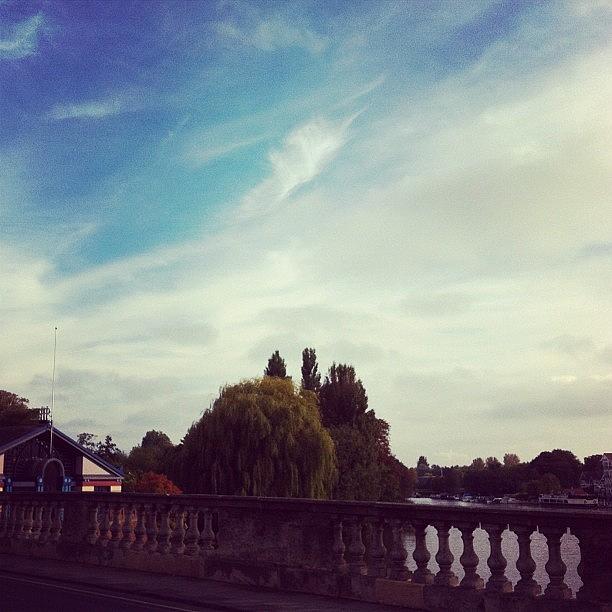 Blue Photograph - Day At The Riverside In Henley by Ho Yee Yiu