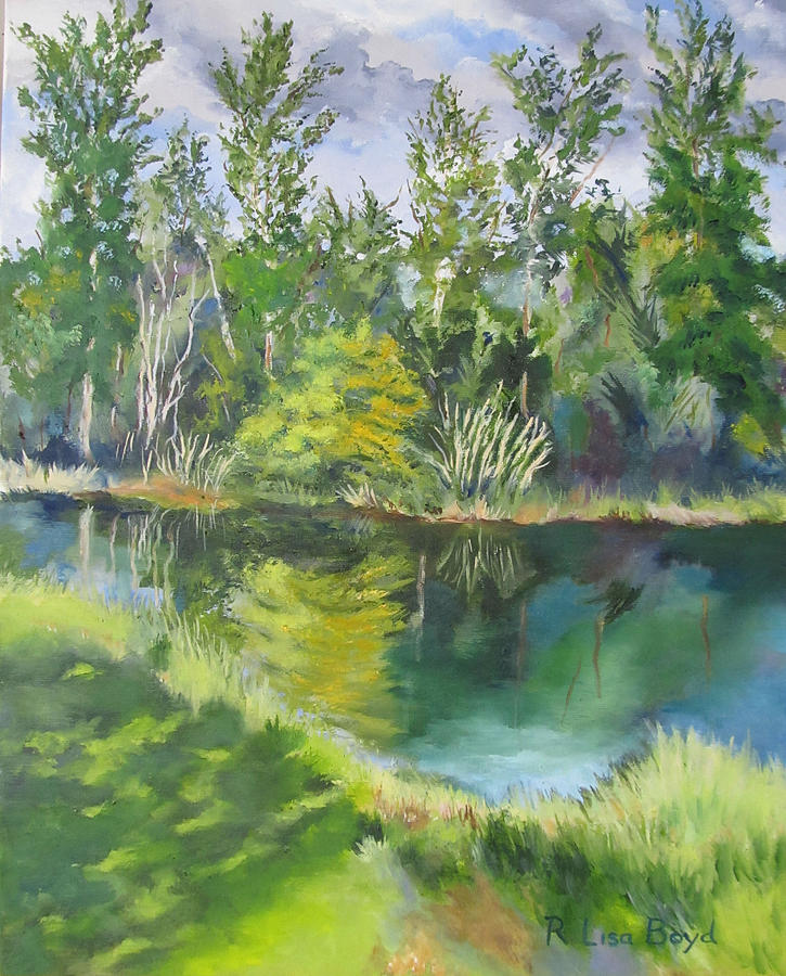 Day in the Park Florida Painting by Lisa Boyd