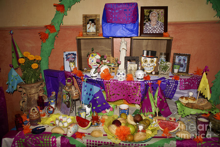 Day Of The Dead Altar Mexico Photograph