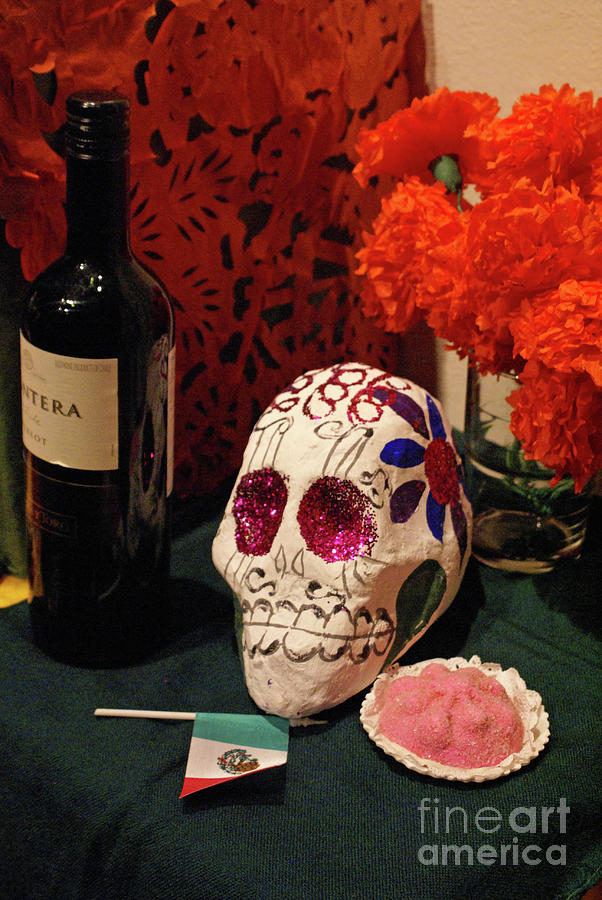 DAY OF THE DEAD OFFERINGS Mexico Photograph by John  Mitchell