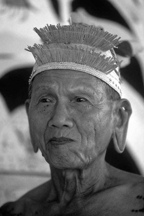  Dayak Man  Photograph by Bruce J Robinson