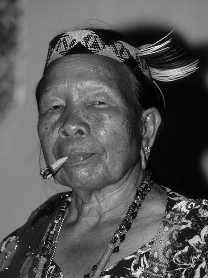 Dayak Woman Photograph by Bruce J Robinson