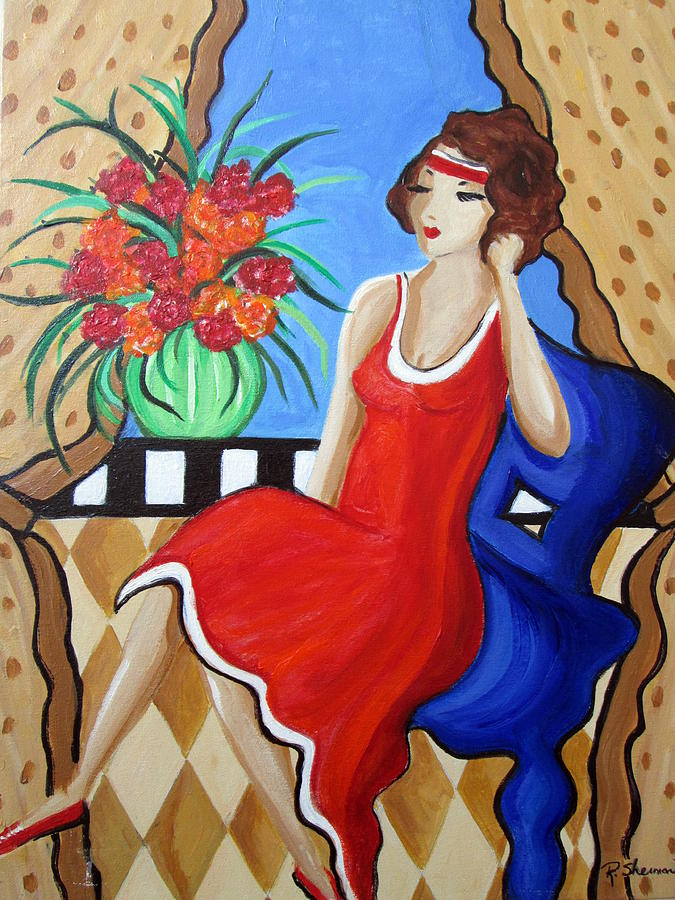 Daydreaming Painting by Rosie Sherman