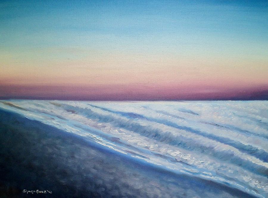 Sunset Painting - Days End by Shana Rowe Jackson