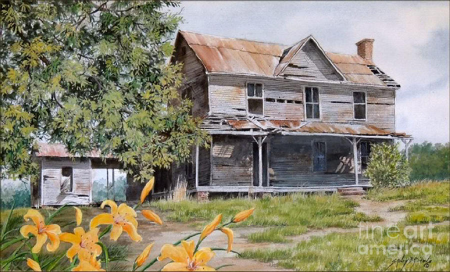 Days Gone By...SOLD Painting by Sandy Brindle