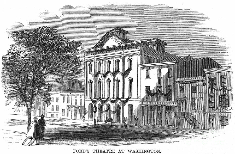 Washington D.c. Photograph - D.c.: Fords Theatre, 1865 by Granger