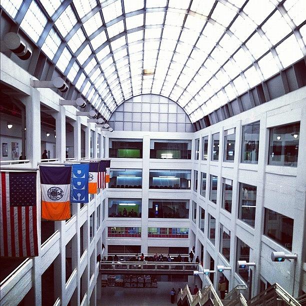 Flag Photograph - Ddc Building #flags #architecture by Claudia Gordon