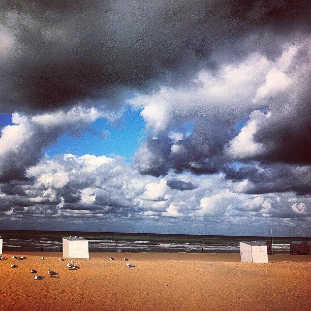 Beach Photograph - #de #panne #belgie #belgique #belgium by Bart Pieters