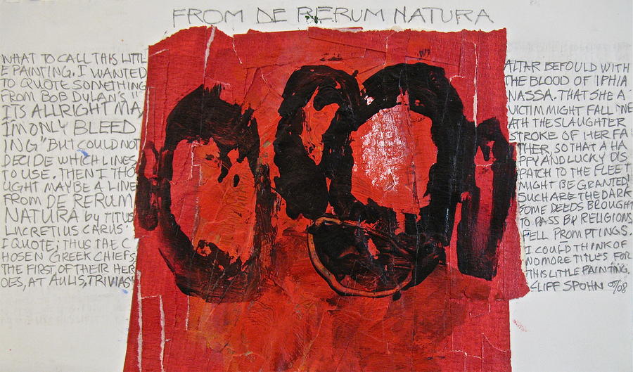 De Rerum Natura Painting by Cliff Spohn