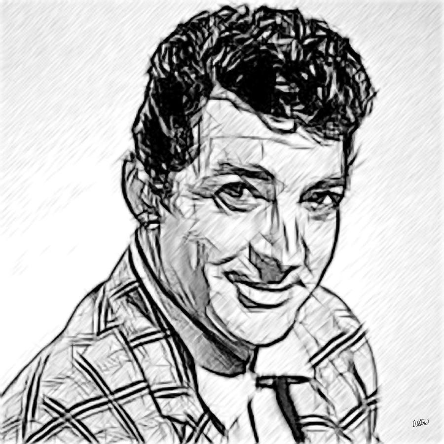 Dean Martin 06 Drawing by Dean Wittle