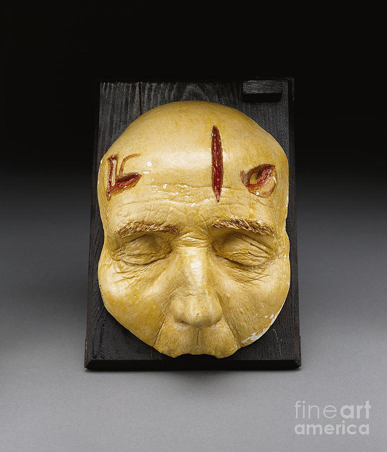Death Mask, Incision, Laceration Photograph by Science Source