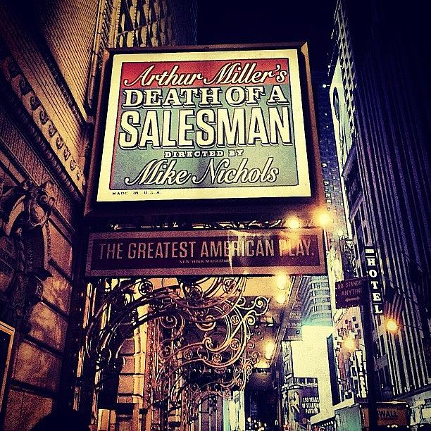 Broadway Photograph - Death Of A Salesman by Natasha Marco