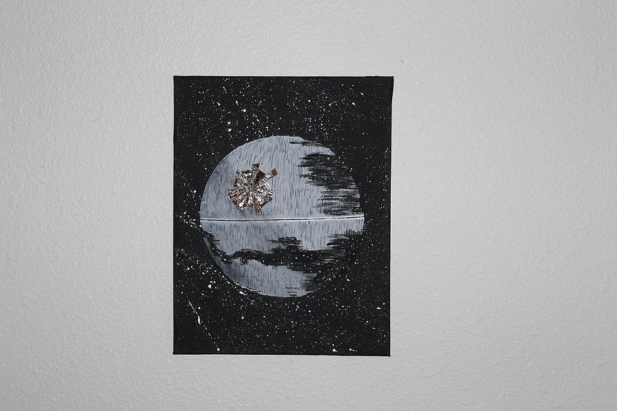 Death Star Painting by Alex Donaghue Fine Art America