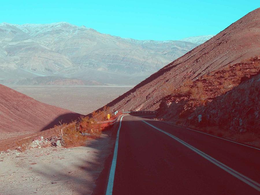 Nature Photograph - Death Valley Road 3 by Naxart Studio