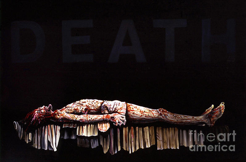 Apocalypse Painting - Death Vanished by Peter Olsen Apocalypse Painting - Death Vanished by Peter Olsen