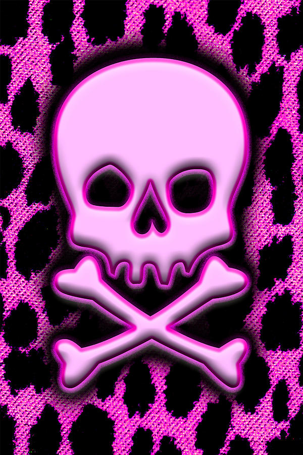 Deathrock Skull 1 of 6 Digital Art by Roseanne Jones