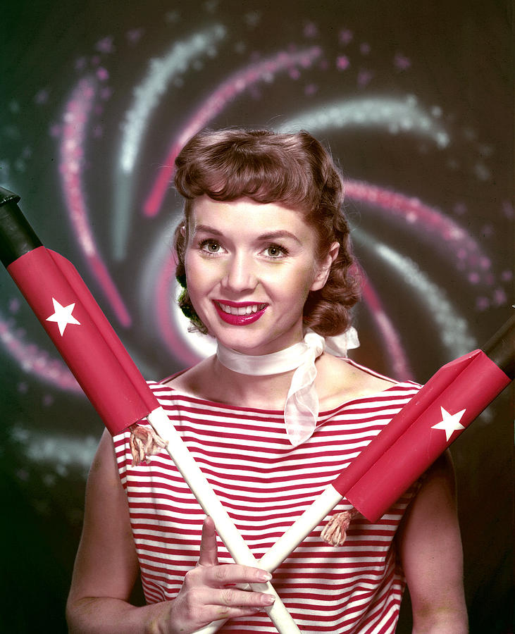 Fireworks Photograph - Debbie Reynolds, 1950s by Everett