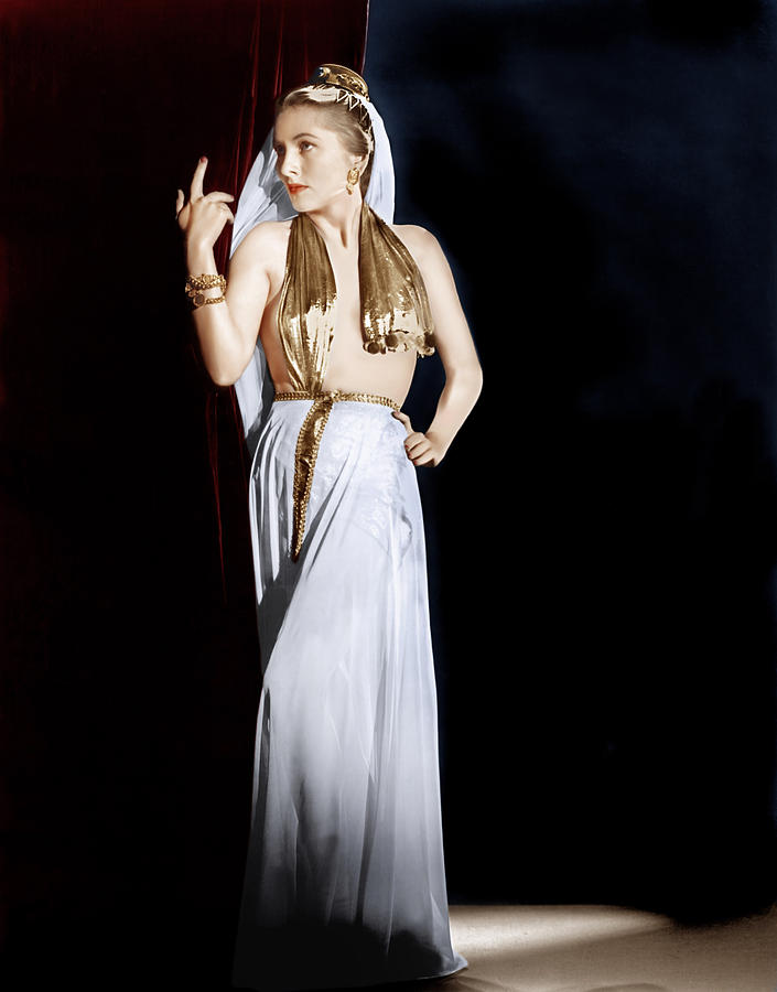 Movie Photograph - Decameron Nights, Joan Fontaine, 1953 by Everett