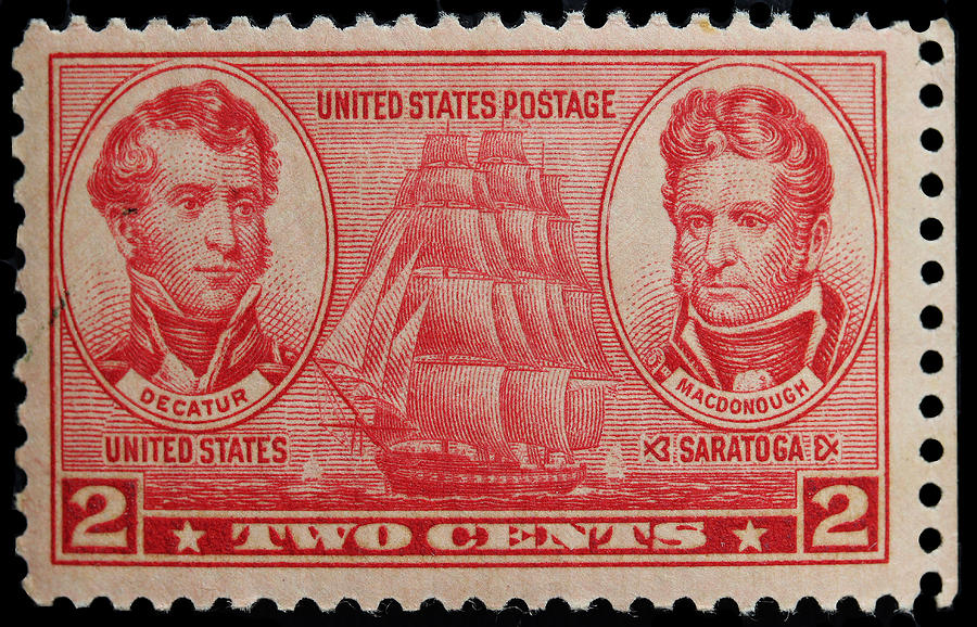 Decatur and MacDonagh postage stamp Photograph by James Hill