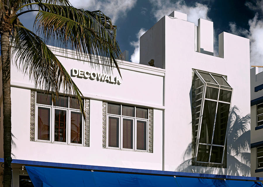 Deco Walk Hotel. Miami. FL. USA Photograph by Juan Carlos Ferro Duque