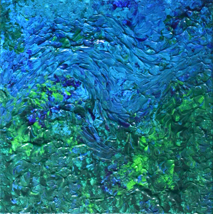 Deep Blue Sea Painting by Nancy Sisco