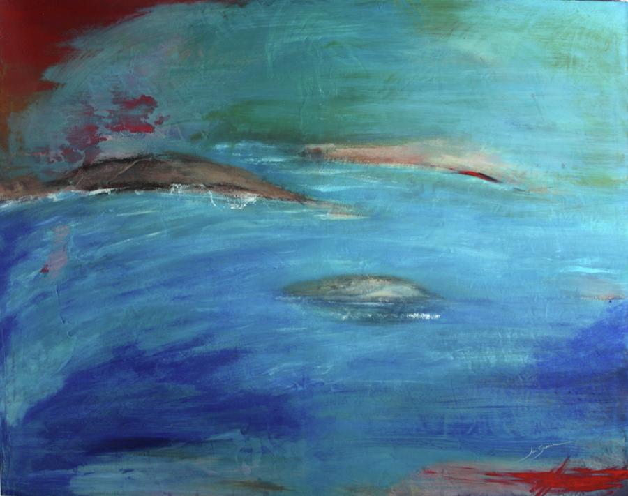 Deep Waters Painting by Jan Swaren