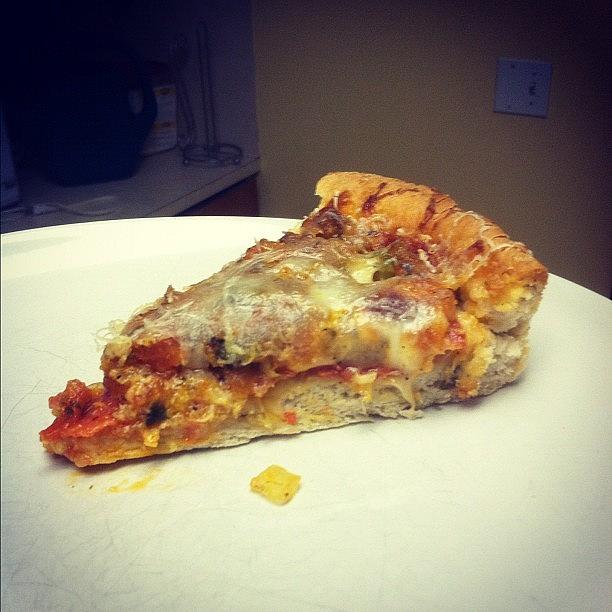 Slice Photograph - #deepdish #pizza #fromscratch #pie by Dave L